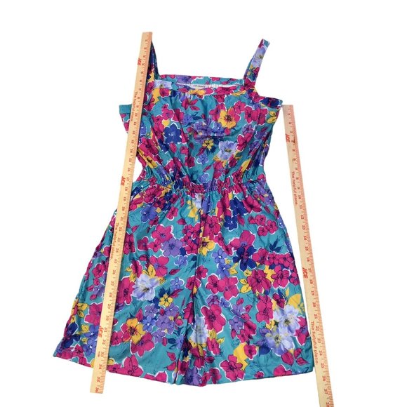 Vintage CW Classics Shorts Romper Womens Med Used Floral - Picture 13 of 16